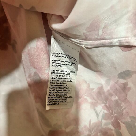 White House Black Market Top Medium Multicolor Floral Off The Shoulder Flutter - Picture 8 of 9